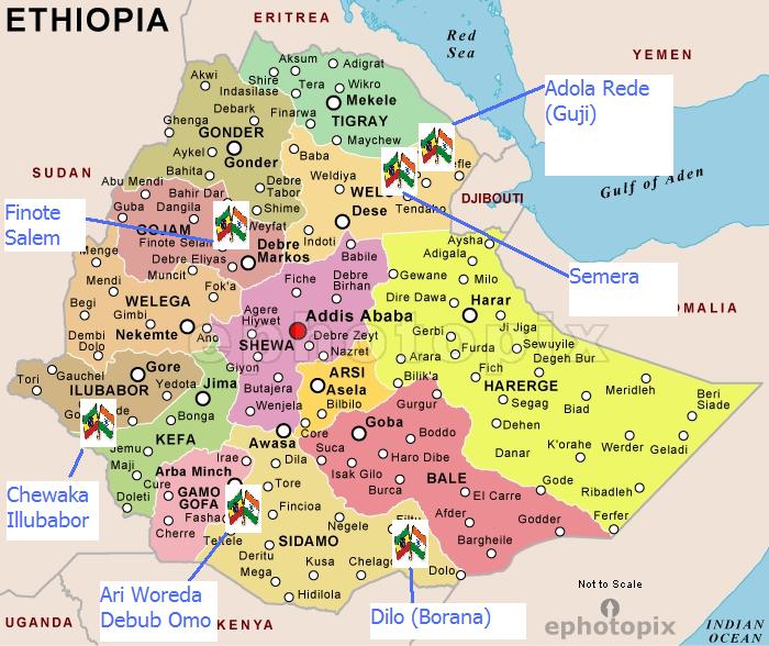 Ethiopia Map Radio